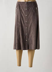 Jupe mi-longue gris GERRY WEBER pour femme seconde vue