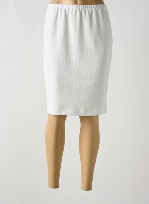 Jupe mi-longue beige TELMAIL pour femme