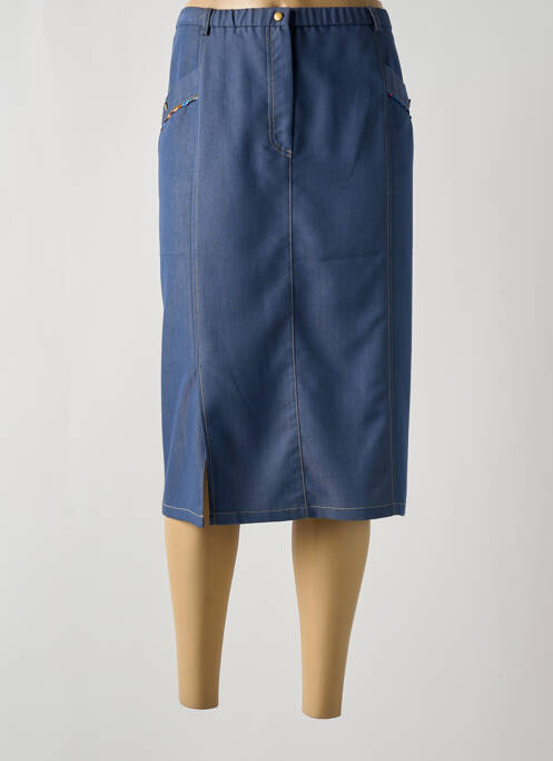 Jupe mi-longue bleu PAUPORTÉ pour femme