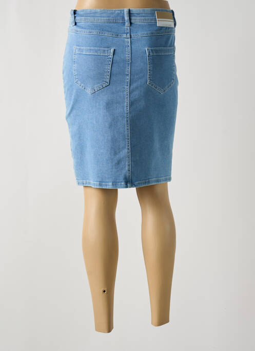 Jupe mi-longue bleu TAIFUN pour femme