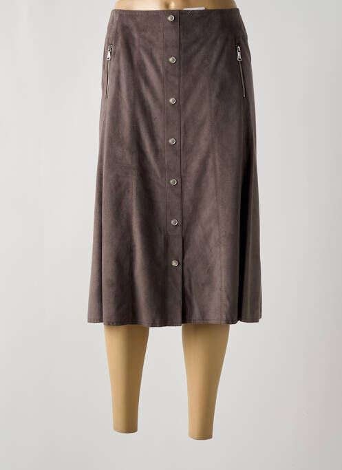 Jupe mi-longue gris GERRY WEBER pour femme
