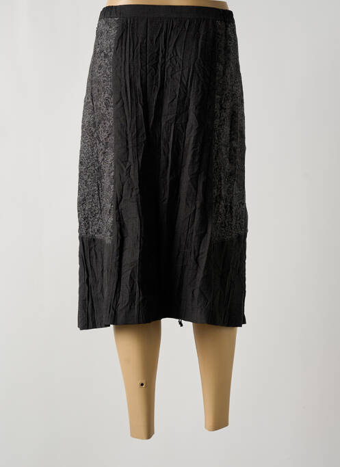 Jupe mi-longue gris JEAN GABRIEL pour femme