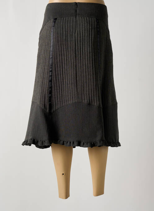Jupe mi-longue gris TELMAIL pour femme