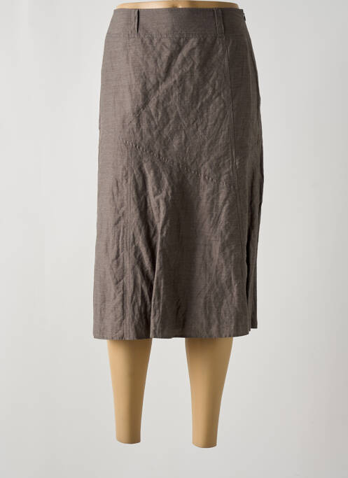 Jupe mi-longue marron GERRY WEBER pour femme