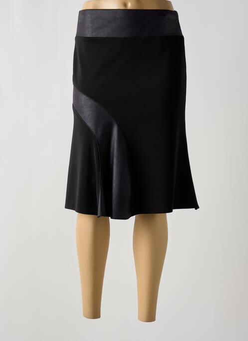 Jupe mi-longue noir FRANCE RIVOIRE pour femme