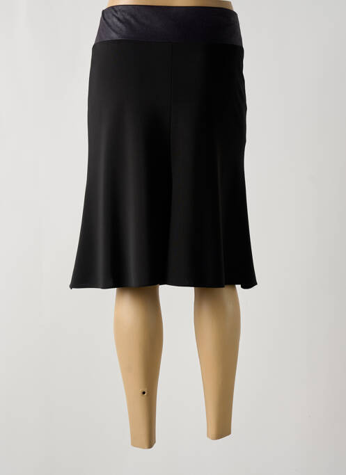 Jupe mi-longue noir FRANCE RIVOIRE pour femme