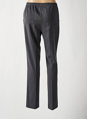 Pantalon slim taille élastique gris FRANCE RIVOIRE femme