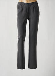 Pantalon slim taille élastique gris TELMAIL femme