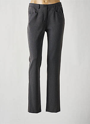 Pantalon slim taille élastique gris TELMAIL femme