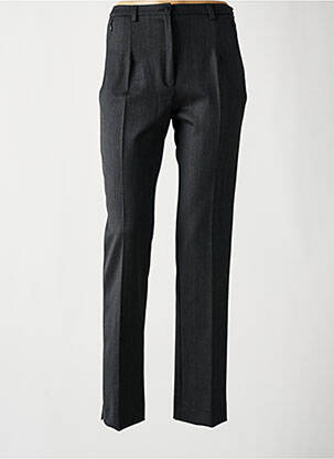 Pantalon slim taille élastique gris FRANCE RIVOIRE femme