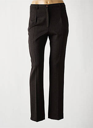 Pantalon slim taille élastique noir ANNA MONTANA femme