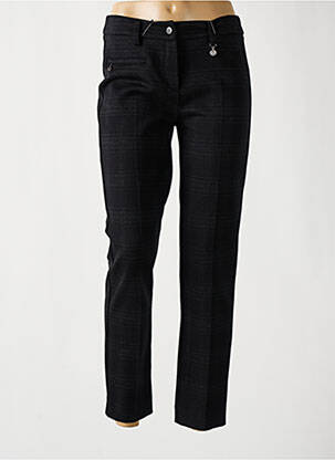 Pantalon tissage enduit taille normale noir PAUPORTÉ femme