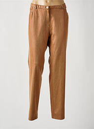 Pantalon coupe droite marron MERI & ESCA femme