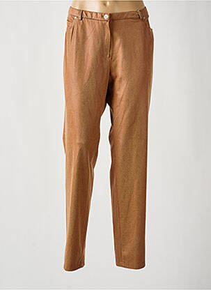 Pantalon coupe droite marron MERI & ESCA femme