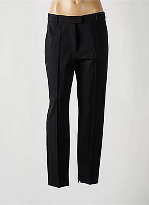 Pantalon droit fermeture zippée sous rabat avec crochet noir GERRY WEBER femme