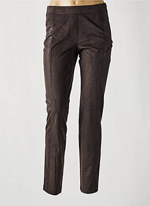 Pantalon slim taille normale marron GERRY WEBER femme