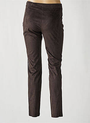Pantalon slim taille normale marron GERRY WEBER femme
