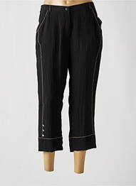 Pantacourt coupe droite noir JEAN GABRIEL femme