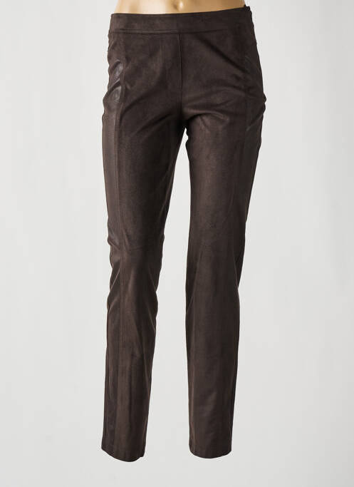 Pantalon slim taille normale marron GERRY WEBER femme