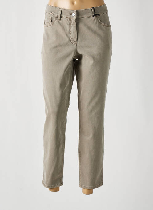 Pantalon 7/8 beige GERRY WEBER pour femme