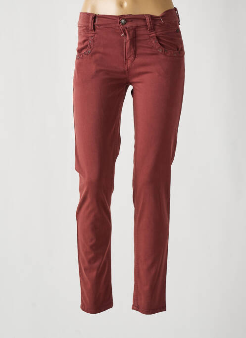 Pantalon slim rouge ANNA MONTANA pour femme