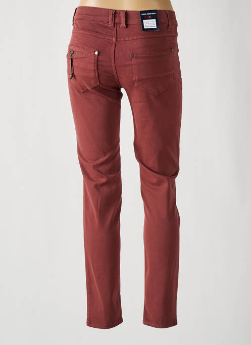 Pantalon slim rouge ANNA MONTANA femme