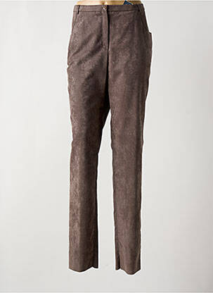Pantalon slim stretch taille normale marron PAUPORTÉ femme