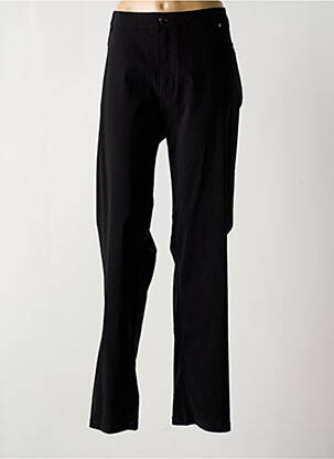 Pantalon slim tissage popeline taille normale noir CISO femme