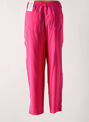 Pantalon 7/8 tissage popeline taille normale rose TAIFUN femme