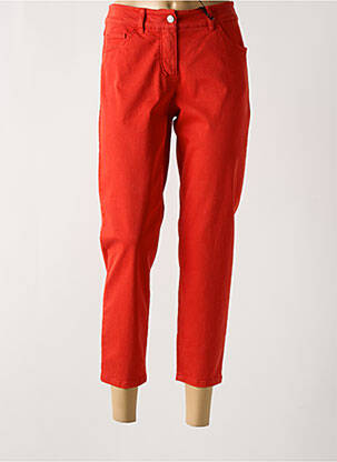 Pantalon 7/8 stretch taille normale rouge GERRY WEBER femme