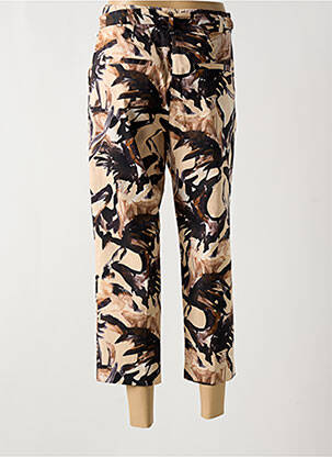 Pantalon 7/8 taille à pinces taille normale beige GERRY WEBER femme