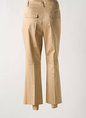 Pantalon 7/8 taille à pinces taille normale beige GERRY WEBER femme