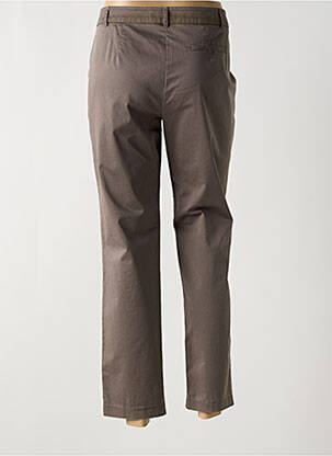 Pantalon chino tissage popeline taille normale marron GERRY WEBER femme