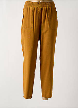 Jegging tissage popeline taille normale jaune TAIFUN femme