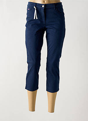 Pantacourt stretch taille normale bleu GERRY WEBER femme