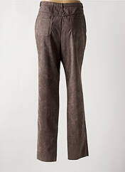 Pantalon slim marron PAUPORTÉ pour femme seconde vue