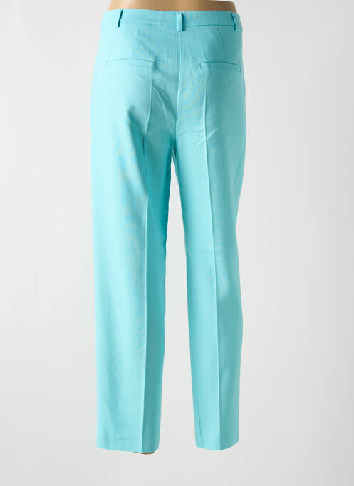 Pantalon chino fermeture zippée sous rabat boutonné taille normale bleu GERRY WEBER femme