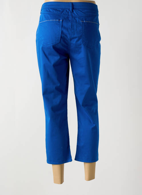 Pantacourt bleu GUY DUBOUIS pour femme