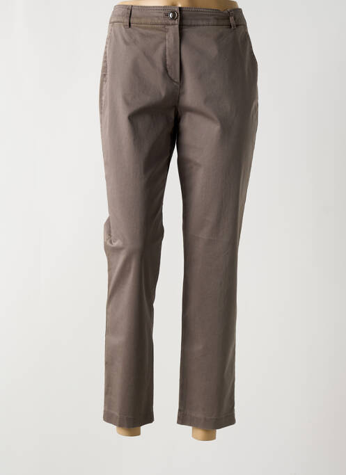 Pantalon chino marron GERRY WEBER pour femme