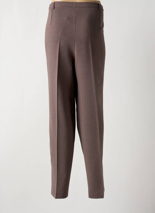 Pantalon droit marron FRANCE RIVOIRE femme