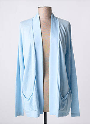 Gilet manches longues stretch bleu GERRY WEBER femme