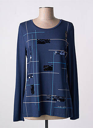 T-shirt manches longues manches longues bleu GERRY WEBER femme