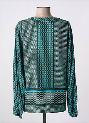 Blouse tissage popeline manches longues vert GERRY WEBER femme