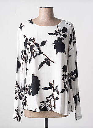 Blouse légère et transparente manches longues blanc GERRY WEBER femme