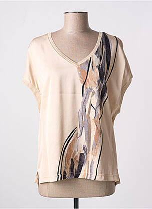 T-shirt imprimé fantaisie manches courtes beige GERRY WEBER femme