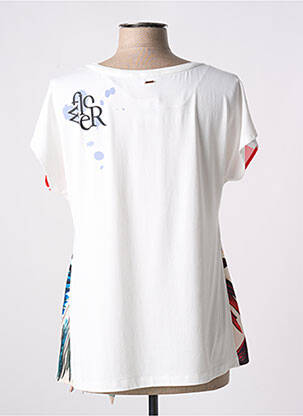 T-shirt col rond manches courtes rouge TAIFUN femme