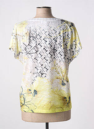 T-shirt imprimé fantaisie manches courtes jaune GERRY WEBER femme