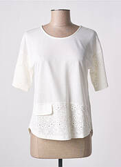 Top blanc LEO & UGO pour femme seconde vue