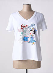 T-shirt blanc LEO & UGO pour femme seconde vue