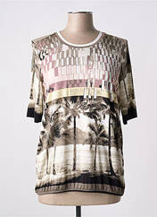 T-shirt marron GERRY WEBER pour femme seconde vue